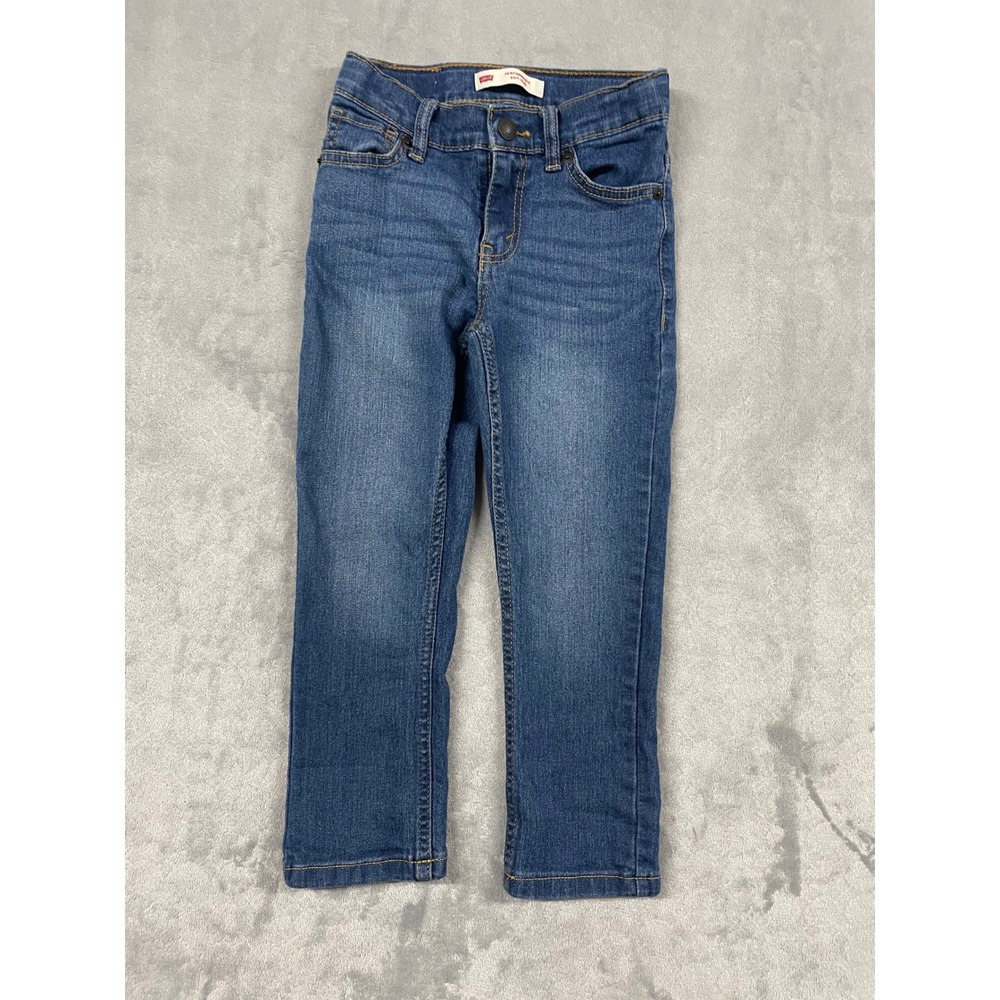 Levis 511 Slim Performance Jeans Boys Size 5 W20 L16 Medium Wash Blue Denim